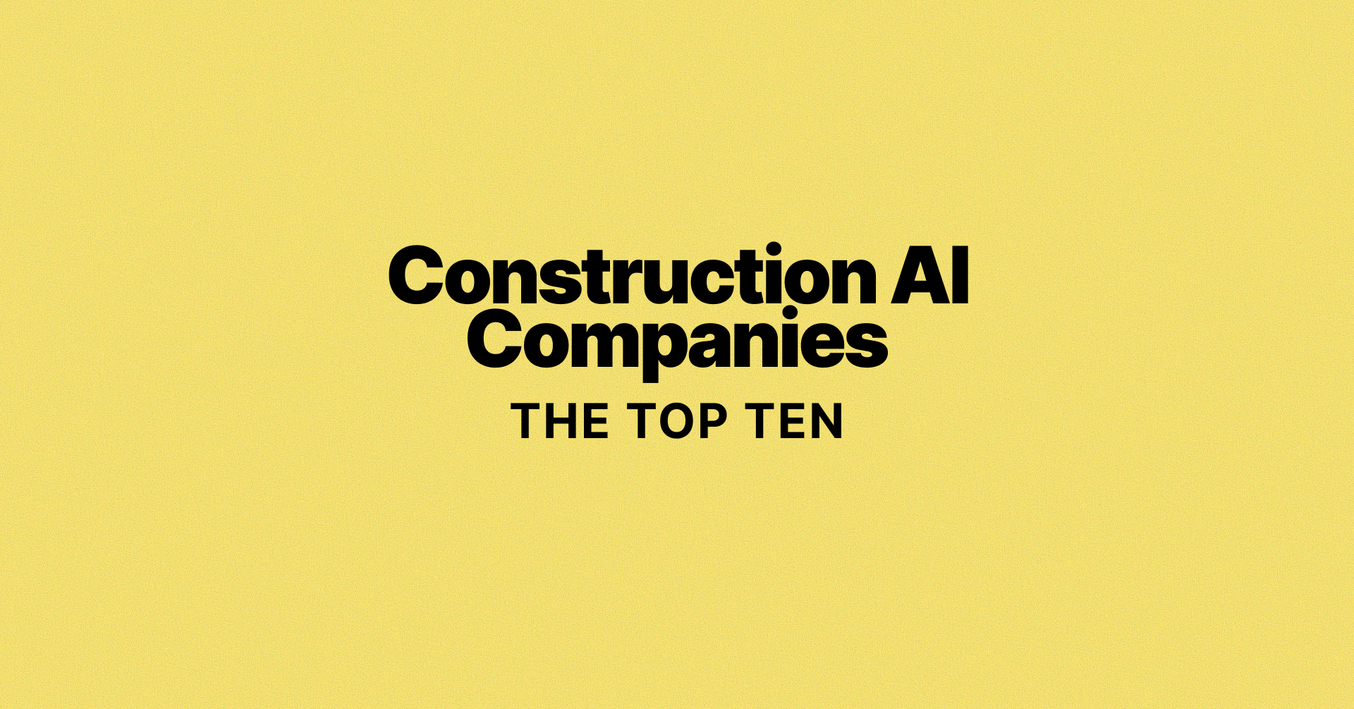 ai construction companies