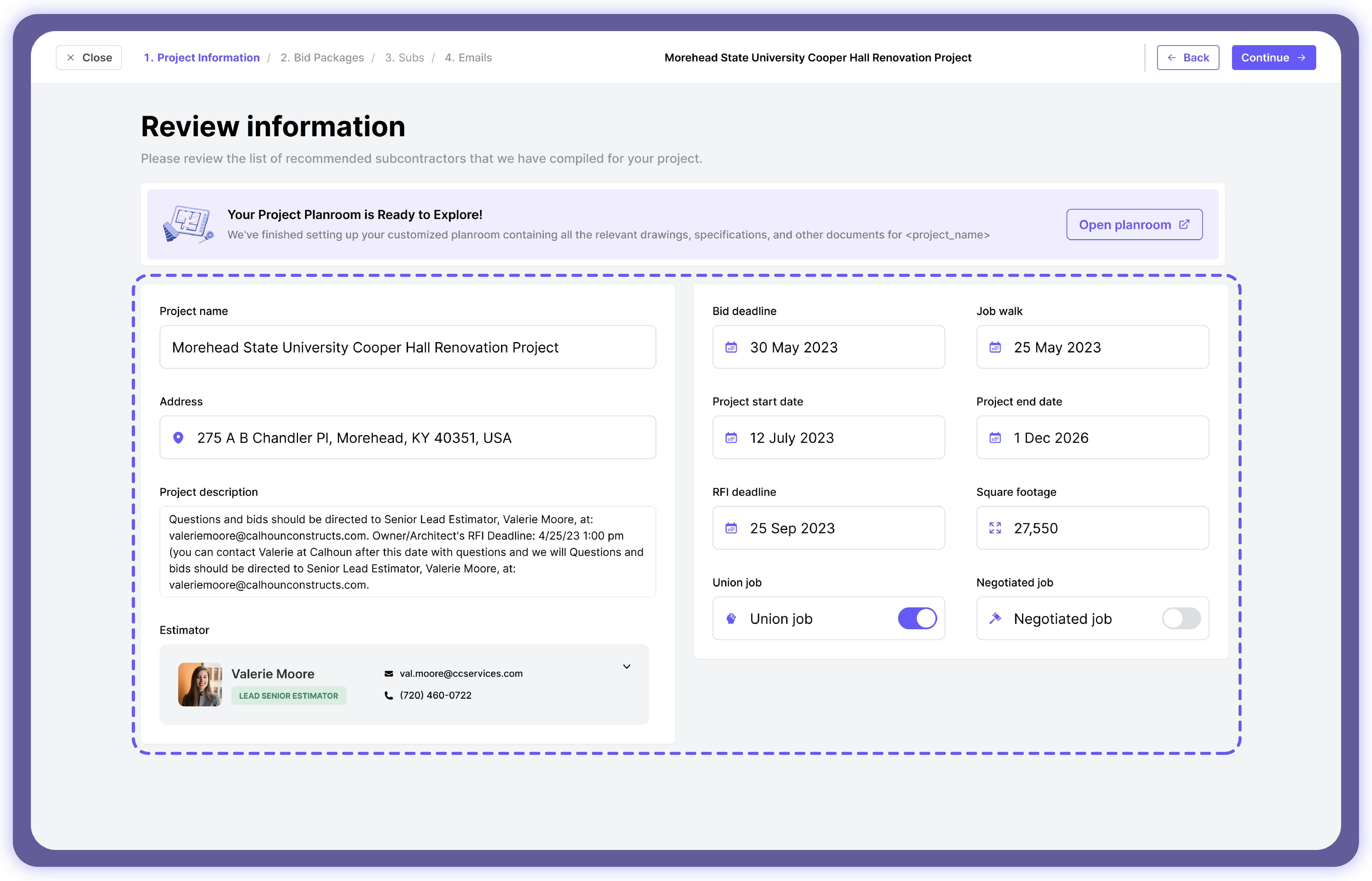 *Project Information