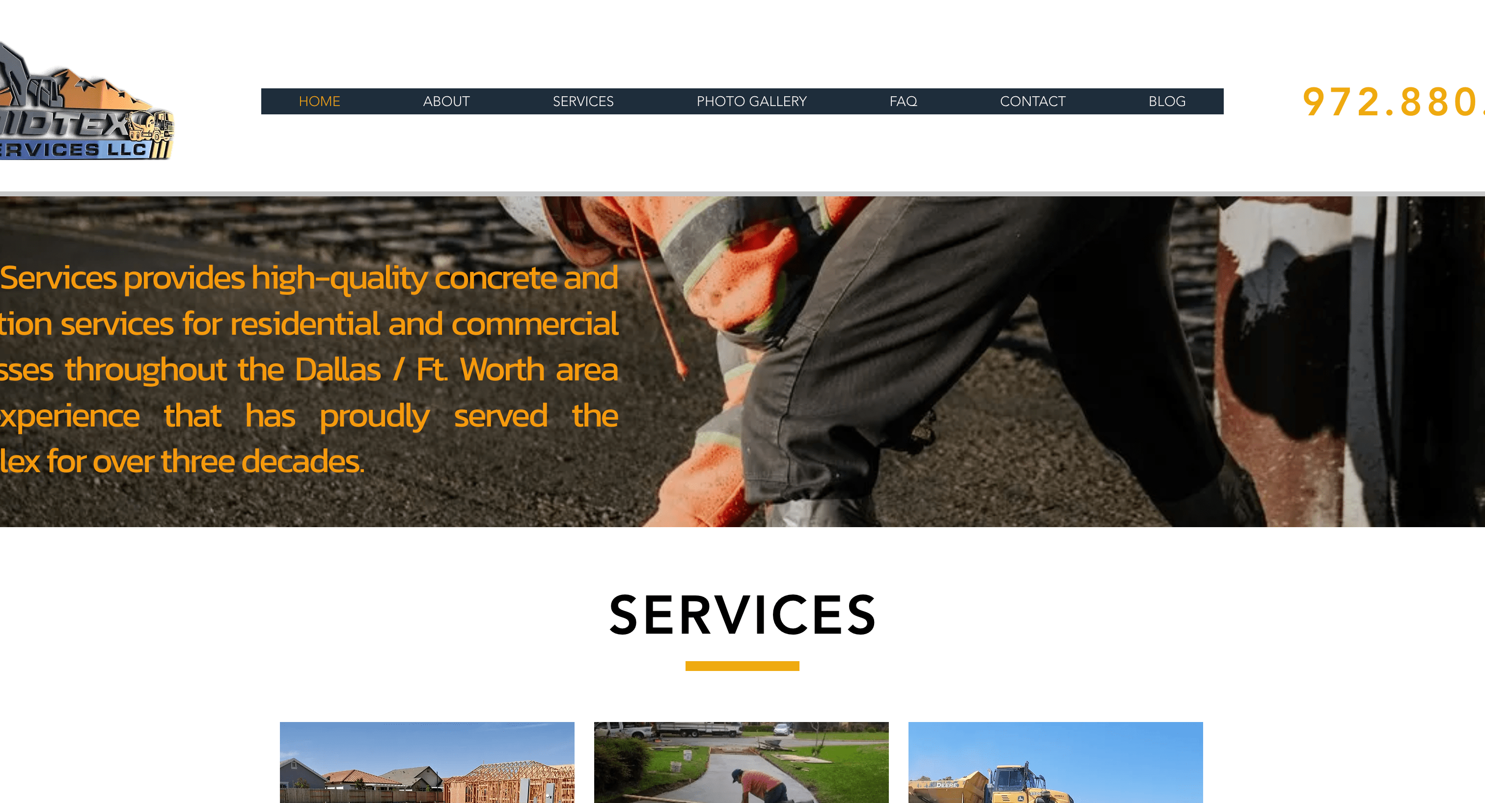 Midtex homepage