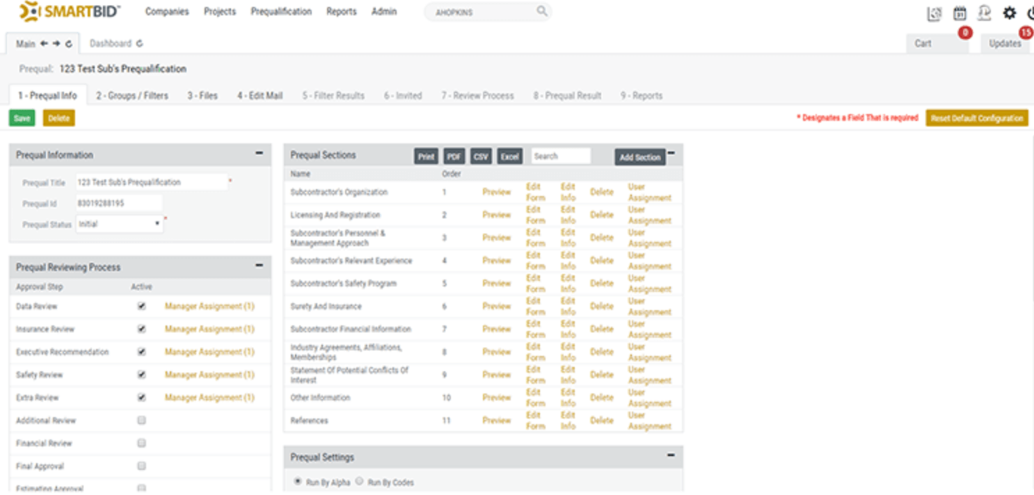 integration smart bid